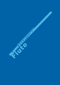 Flute color  Cyan blue