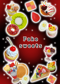 Fake sweets black&red! Revised