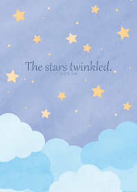 The stars twinkled-BLUE 5