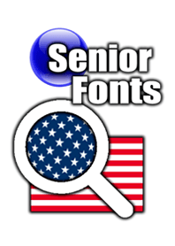 Senior Fonts