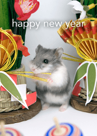 happy new year Djangarian hamster