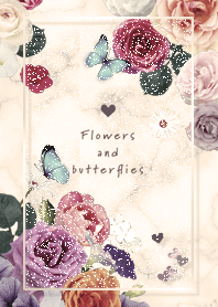 Marble and flowers2 beige24_2