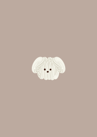 Whipped Cream Dog (Cafe Latte)