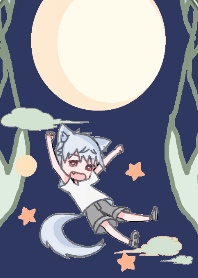 white wolf boy