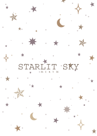 SIMPLE STAR-STARLIT SKY WHITE- 2