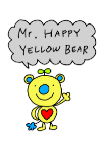Mr.happy yellow bear