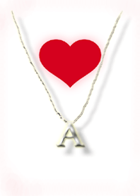 initial A(heart)