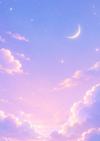 月夜粉彩雲空_9