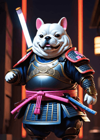 Samurai Anjing Ukiyo-e 4