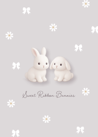 Greige Sweet Ribbon Bunnies 02_1