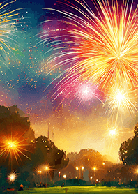 Beautiful Fireworks Theme#681