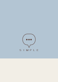 SIMPLE(beige blue)V.1633b