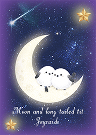 Moon and long-tailed tit1_4