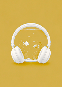 Goldfish Headphones|Yellow Happy Time#1