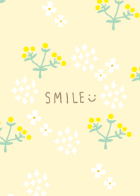 cute yellow round flower21 from Japan