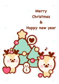 Little deer in winter 10