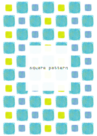 square pattern- watercolor-joc