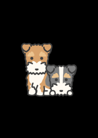Wire Fox Terrier darkmode theme