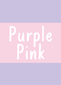 PURPLE X PINK Simple pastel