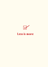 Less is more #beigered