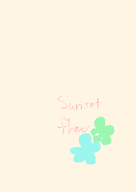 sunset  flower