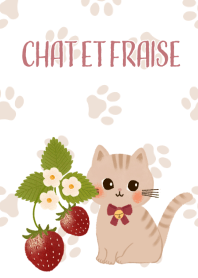 猫和草莓