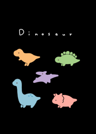 5 semi real dinosaurs NL/ black neon.