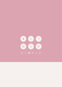 シンプル（beige pink)V.258