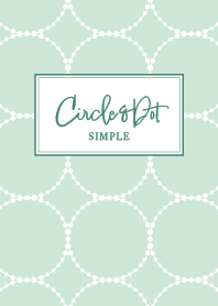 Circle&Polka Dots - Mint Green