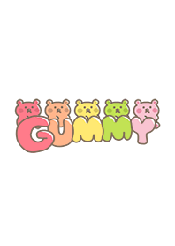 GUMMY  BEAR(WHITE)