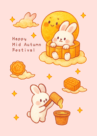 Rabbit Mid-Autumn Festival(Sakura pink)