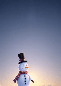 Winter snowman 1e5A4b