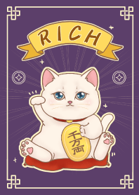 The maneki-neko (fortune cat)  rich 71
