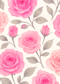 rose pattern01 purple