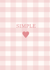 SIMPLE HEART (check naturalpink)