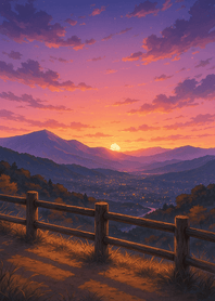 Sunset Clifftop Coastal Horizon