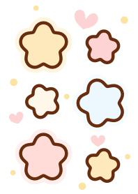 Colorful pastel stars 3