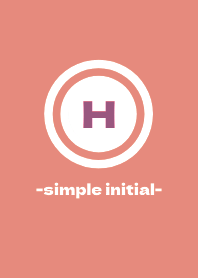 simple initial-H- THEME 13