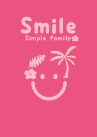 Smile & tropical Carnation pink