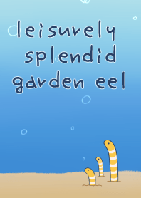 한가로이 화려한 정원 장어
