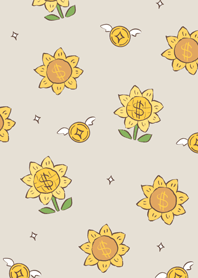 Cash in bloom Ver1(beige)