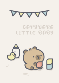 CAPYBARA LITTLE BABY. 2024 LET'S DRAW