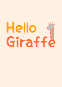 Hello Giraffe orange 7