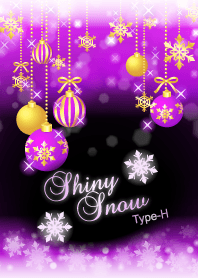 Shiny Snow Type-H Purple