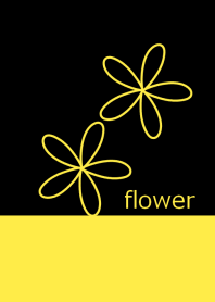Two color and simple flower 6 from J
