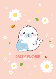 วาฬ & แมวน้ำอุ๋งๆ ดอกเดซี่ สวีทท