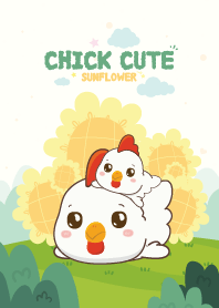 Chicken Sunflower Pretty