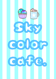 Sky color cafe.