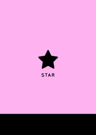 Lucky Star//Black&Strawberry Pink 04