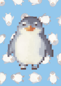 企鹅随机主题 PixelBlue|02